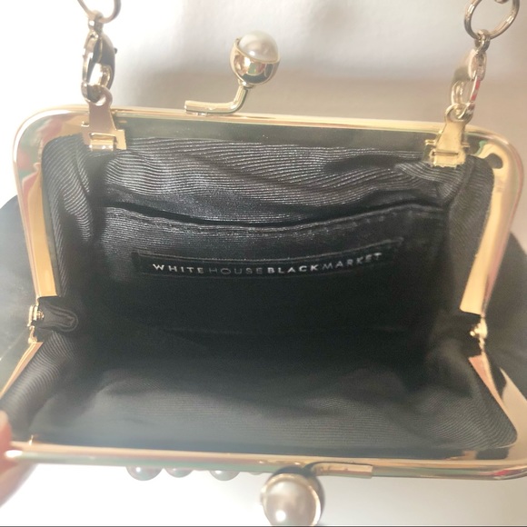 WHBM FAUX PEARL CLUTCH - Picture 8 of 8